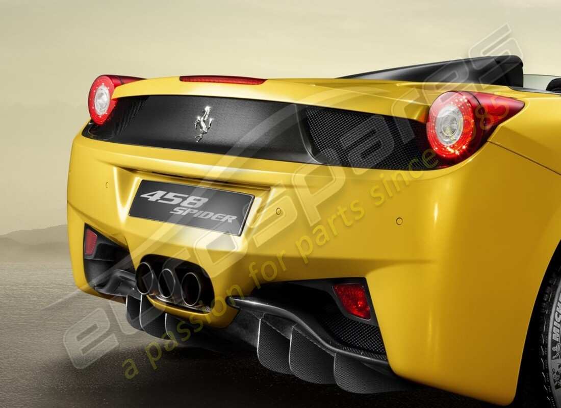 nuevo difusor trasero de fibra de carbono ferrari. número de pieza 70002285 (1)
