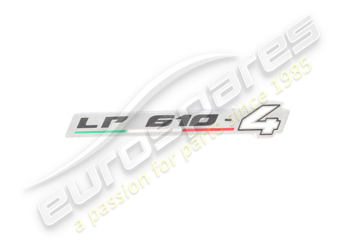 placa de identificación de lamborghini usada. número de parte 4t0854499a (1)