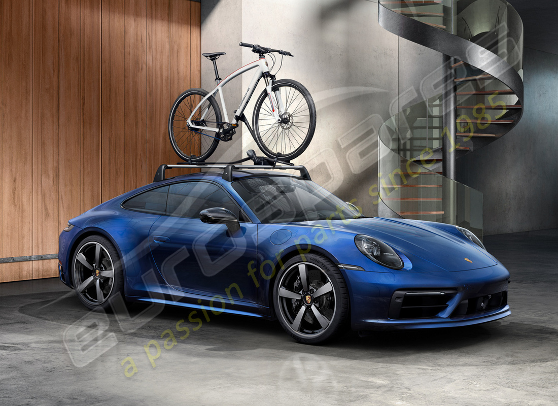 nuevo portabicicletas porsche. número de pieza 95b044831 (17)