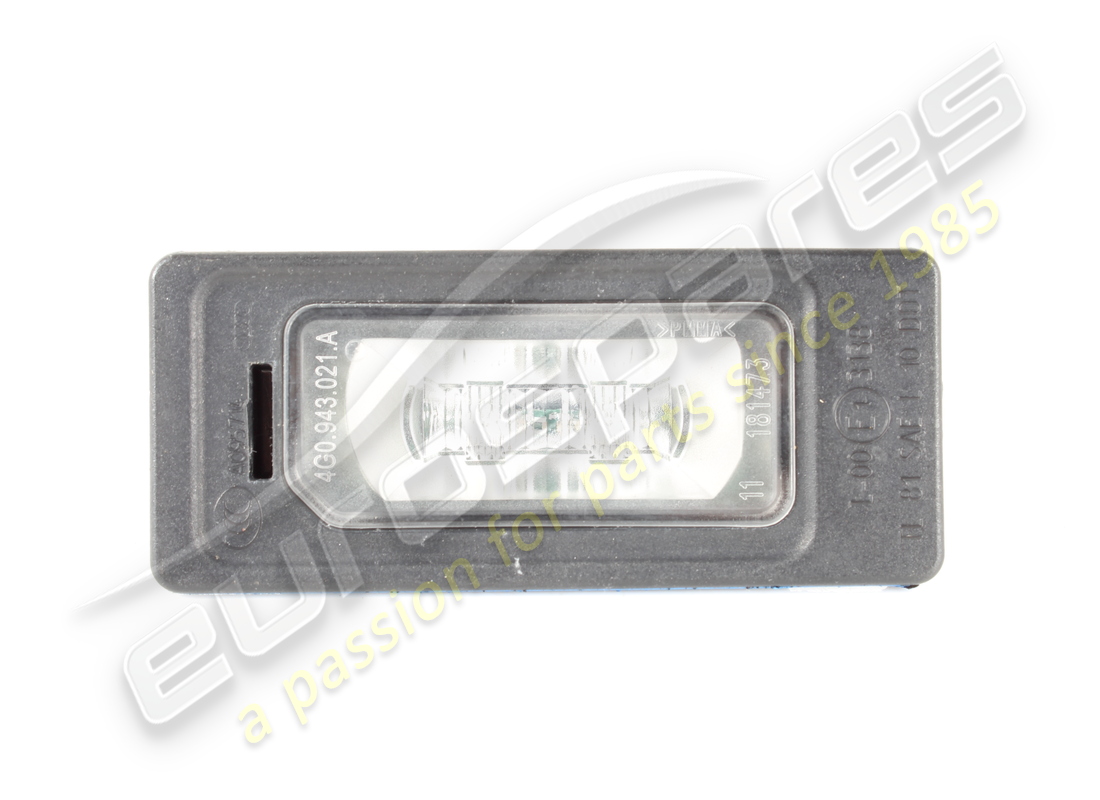 PLACA DE LICENCIA USADA Lamborghini. NÚMERO DE PIEZA 4G0943021A (1) PLACA DE LICENCIA USADA Lamborghini. NÚMERO DE PIEZA 4G0943021A (1)