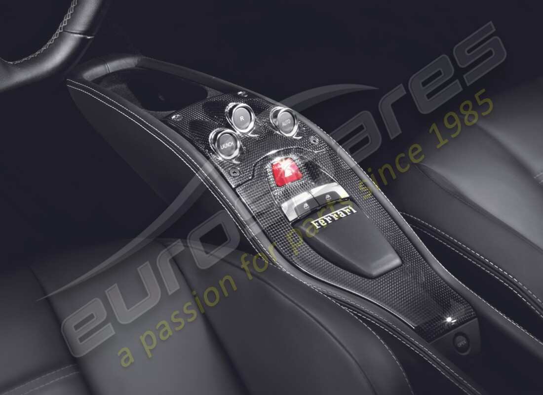 PUENTE DE FIBRA DE CARBONO NUEVO Ferrari. NÚMERO DE PIEZA 70003022 (1)
