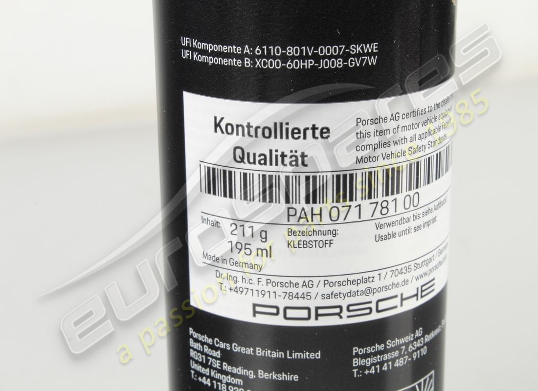 nuevo adhesivo porsche. número de pieza pah07178100 (2)