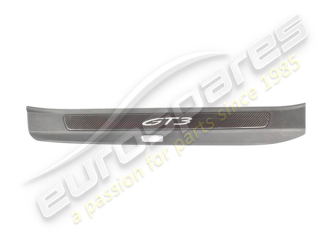 tira de entrada dañada porsche, iluminada en negro. número de pieza 9gt8533701e0 (1)