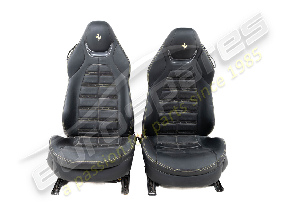 usado eurospares portofino par de asientos rhd en negro número de pieza eap1450352
