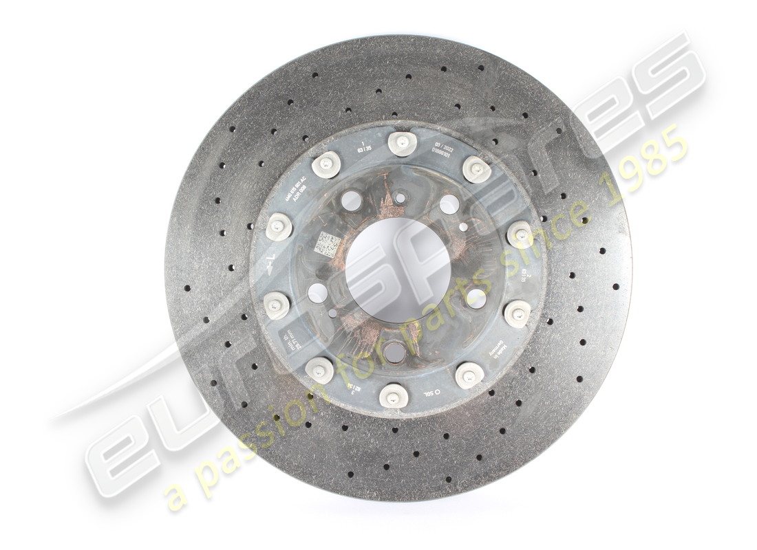 usado lamborghini disco de freno cerámico (ventilado), 370 x 30 número de pieza 4m0615601ac