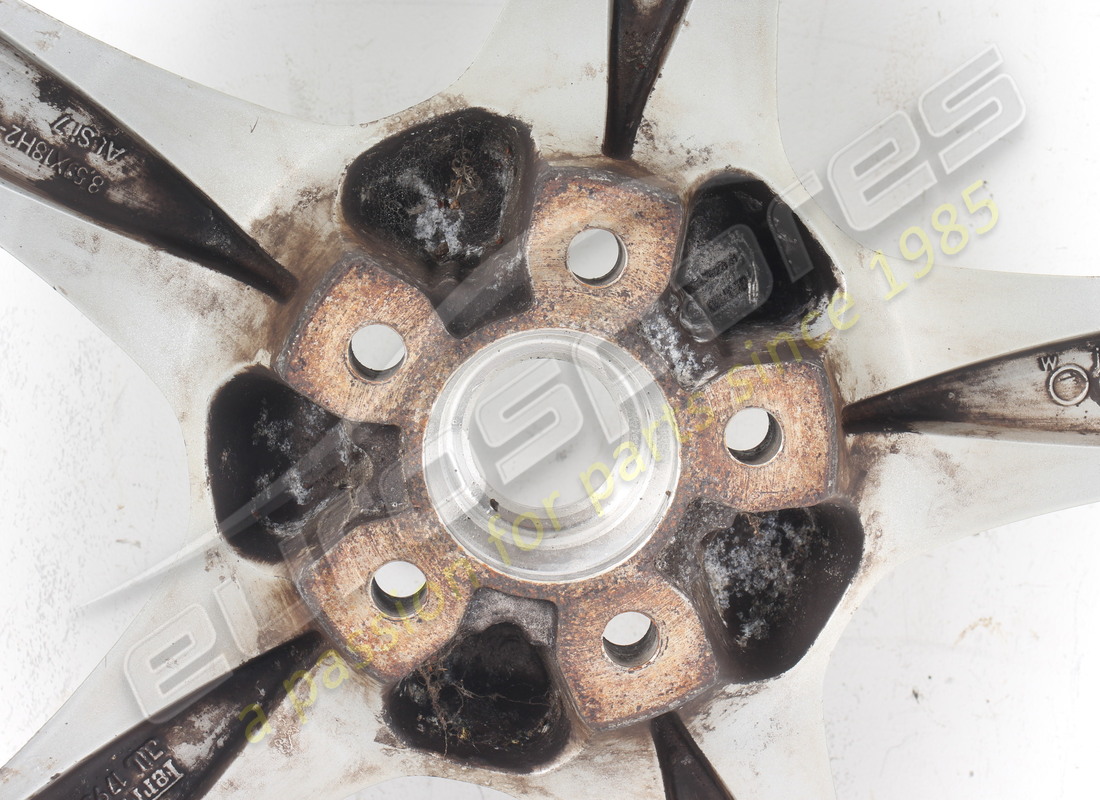 USED FERRARI FRONT WHEEL (BBS ALUMINIUM) 18 INCH. PART NUMBER 179378 (5) used ferrari front wheel (bbs aluminium) 18 inch. part number 179378 (5)