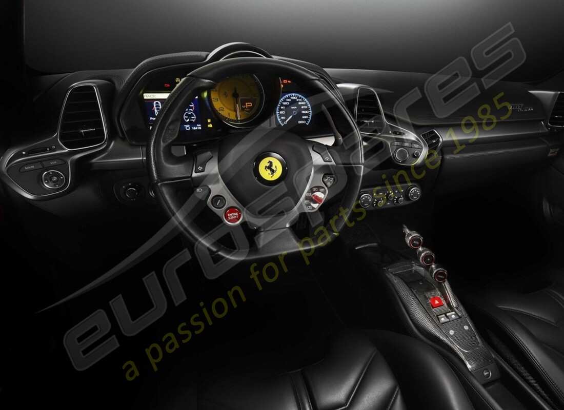 NUEVO KIT DE TABLERO INTERIOR DE FIBRA DE CARBONO Ferrari. NÚMERO DE PIEZA 70001926 (1)
