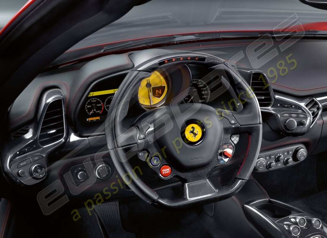 NUEVO KIT INTERIOR DE FIBRA DE CARBONO Ferrari, RHD. NÚMERO DE PIEZA 70002713 (1)