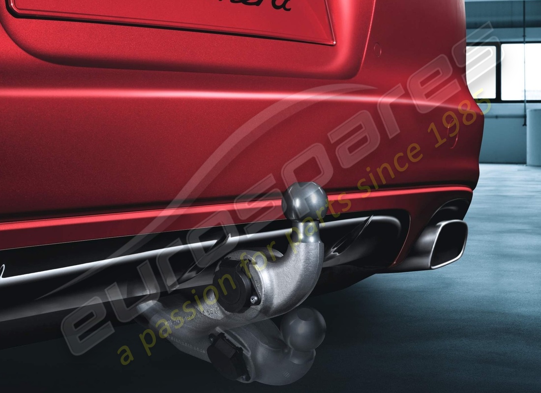 nuevo enganche de remolque extensible eléctrico porsche. número de pieza 97004480016 (1)
