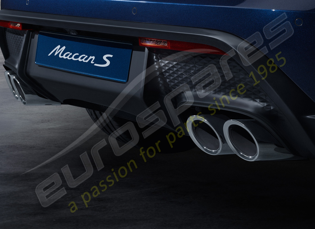 nuevo porsche deportivo tubos de escape. número de pieza 95b044205 (2)
