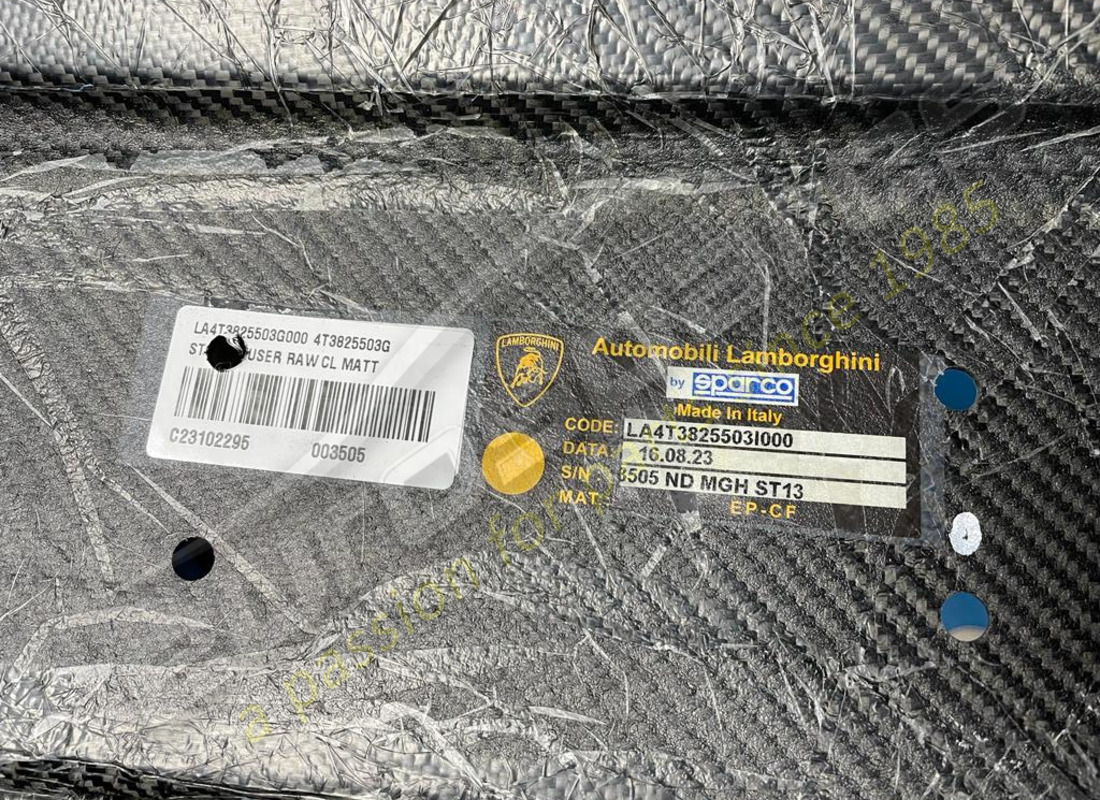 nuevo lamborghini difusor de carbono mate. número de parte 4t3825503k (4)