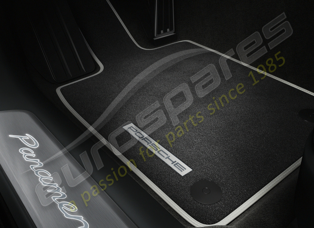 nuevo porsche personalizado alfombras de piso con acabado de cuero. número de pieza 97104430200xxx (1)