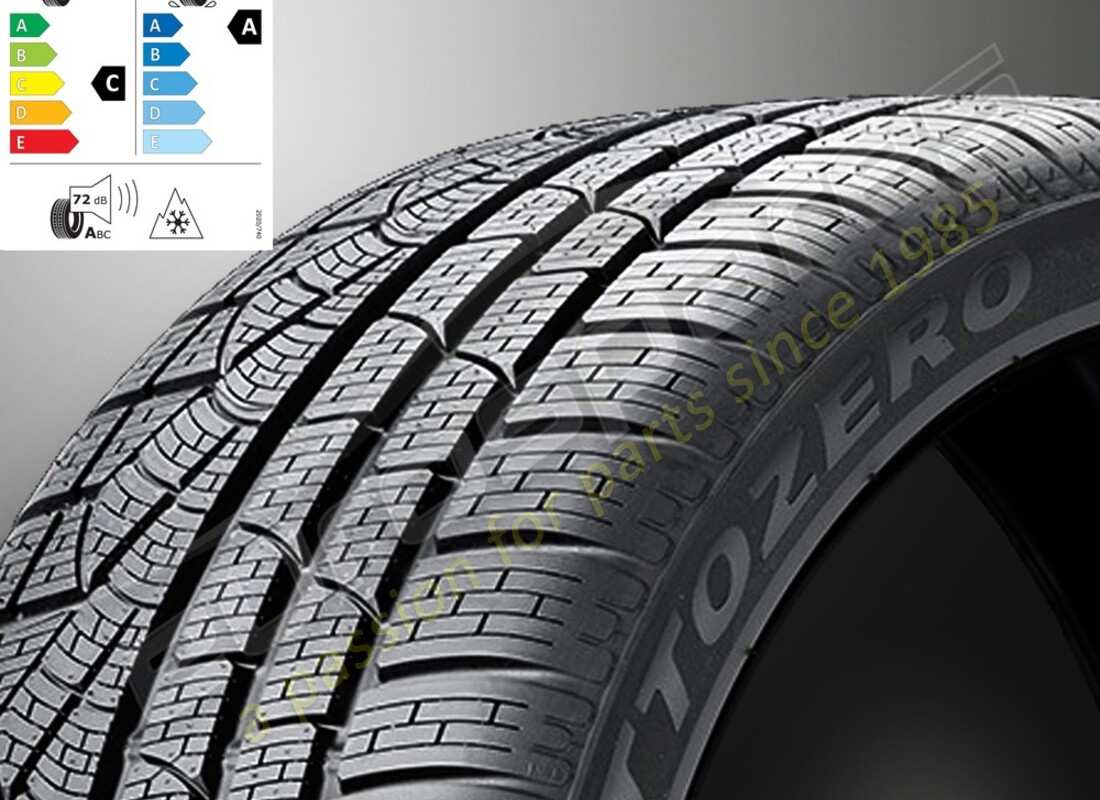 nuevo neumático trasero de invierno pirelli ferrari 270 sottozero, 305-30 zr20 (103w). número de pieza 889954 (1)