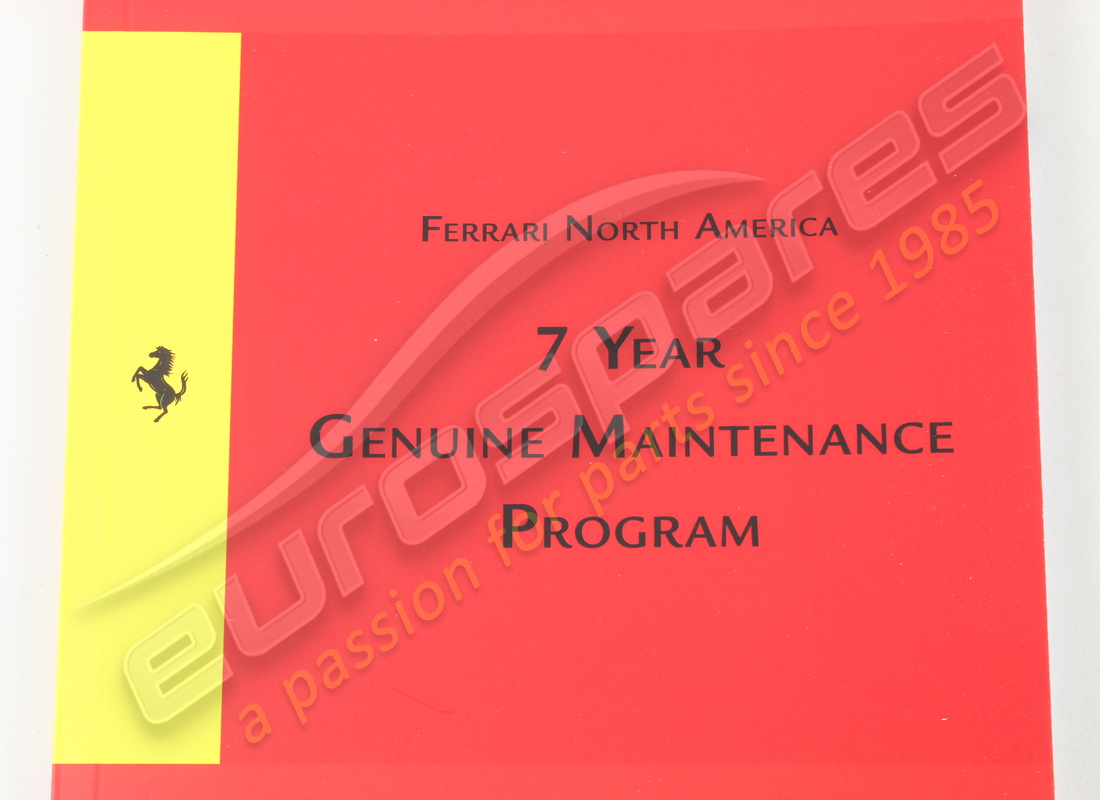 nuevo ferrari genuine manual de mantenimiento. número de pieza 84545300 (2)