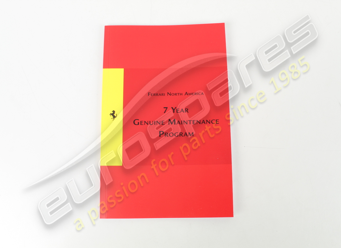 nuevo ferrari genuine manual de mantenimiento. número de pieza 84545300 (1)