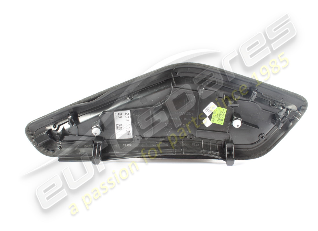 usado porsche moldura del panel lateral negro/plata. número de pieza 992863304fqa0 (2)