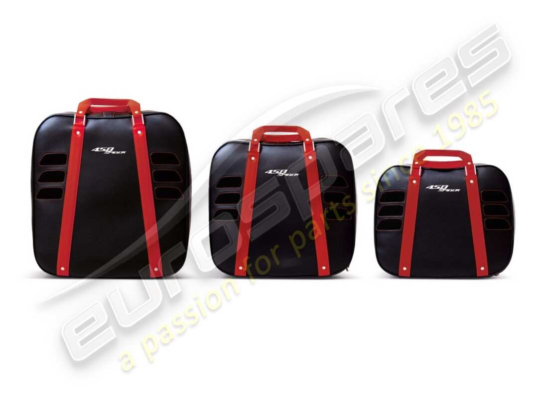 nuevo juego de equipaje ferrari, 3 bolsas para compartimento de equipaje. número de pieza 84777100 (1)