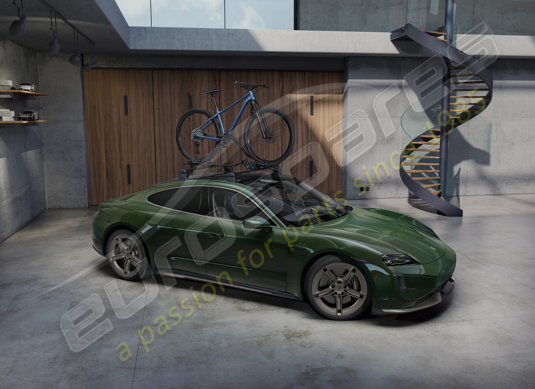 nuevo portabicicletas porsche. número de pieza 95b044831 (15)