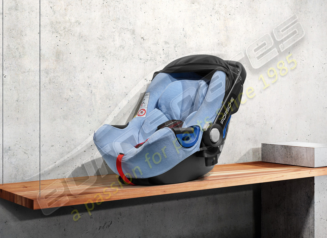 nueva funda confortable porsche para asiento de bebé i-size porsche. número de pieza 971044065 (1)