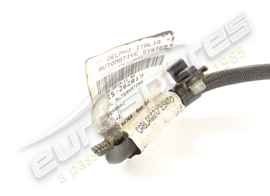 CABLE USADO FERRARI DE ALTERNADOR A MOTOR DE ARRANQUE. NÚMERO DE PIEZA 262817 (3) cable usado ferrari de alternador a motor de arranque. número de pieza 262817 (3)