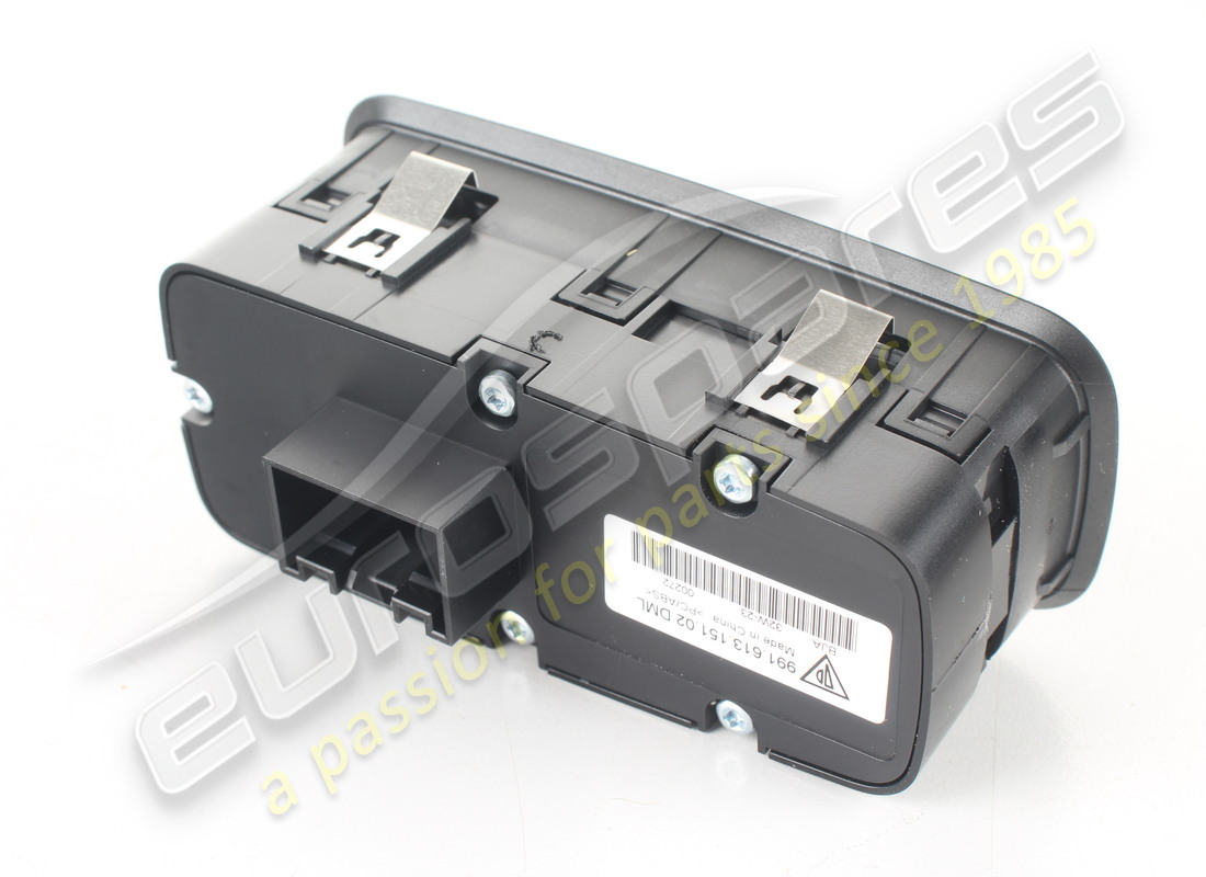 nuevo módulo de interruptor porsche negro mate/cromo de alto brillo. número de pieza 99161315102dml (2)