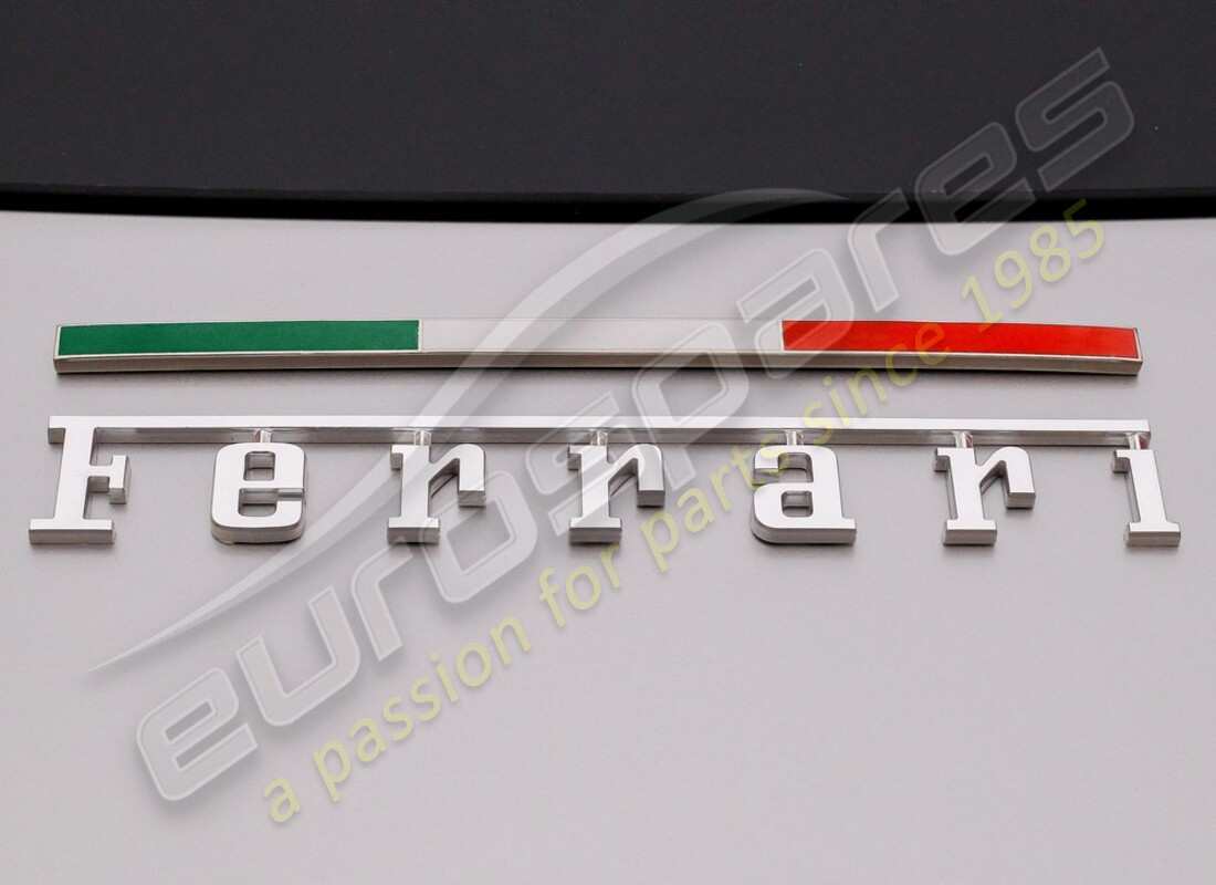 nueva insignia con logo de bandera metálica ferrari, bandera italiana 20cm x 0.9cm. número de pieza 988640 (1)