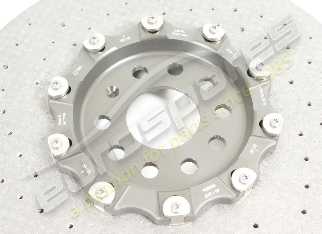 nuevo lamborghini disco de freno cerámico delantero izquierdo (ventilado). número de pieza 470615301g (4)