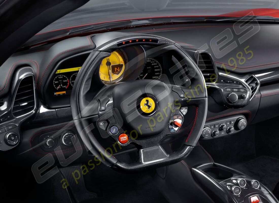 volante de fibra de carbono nuevo ferrari. número de pieza 82979800 (1)