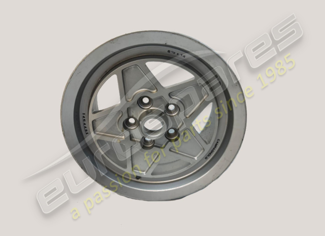 RUEDA ORIGINAL CAMPAGNOLO 6.5X14'' USADA Eurospares. NÚMERO DE PIEZA 108751 (1)