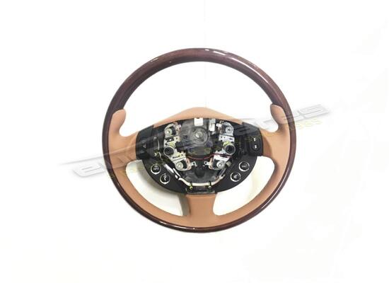 new maserati mahogany steering wheel with saddle leather part number 981338919