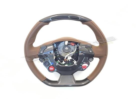 otro nuevo) ferrari volante de cuero de carbono número de pieza 87233400/a
