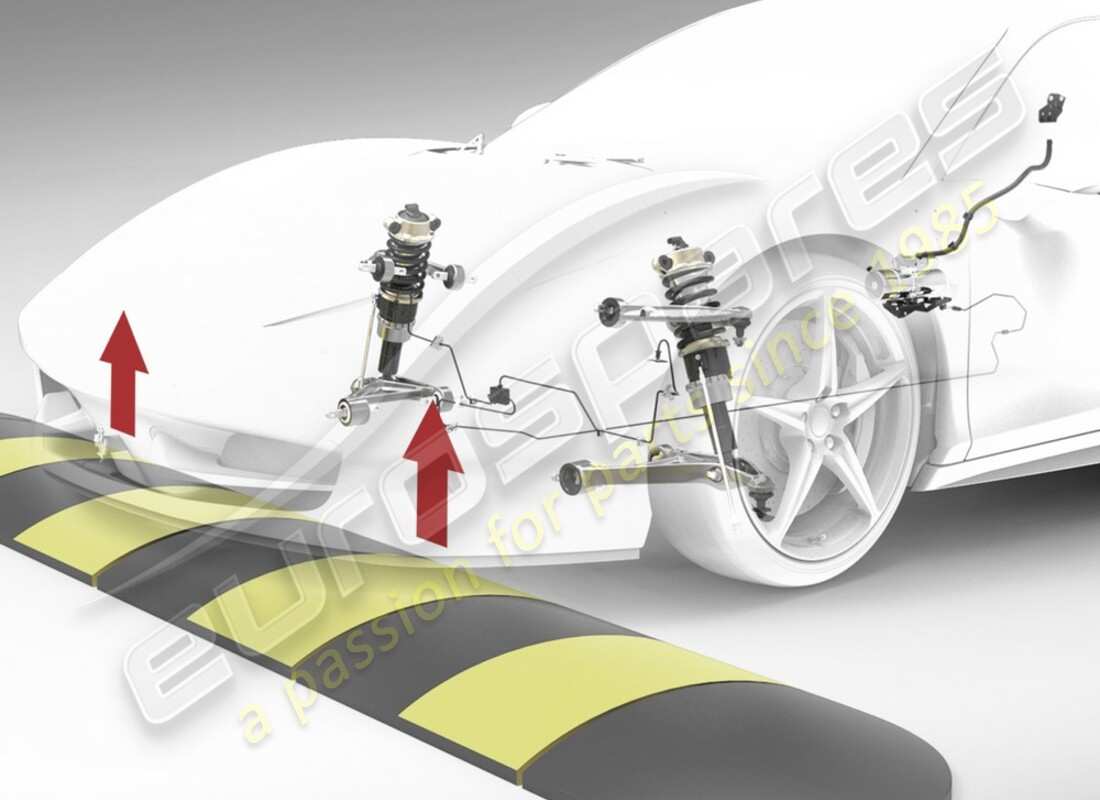nuevo ferrari kit de elevación de suspensión delantera, rhd número de pieza 70002774 (1)