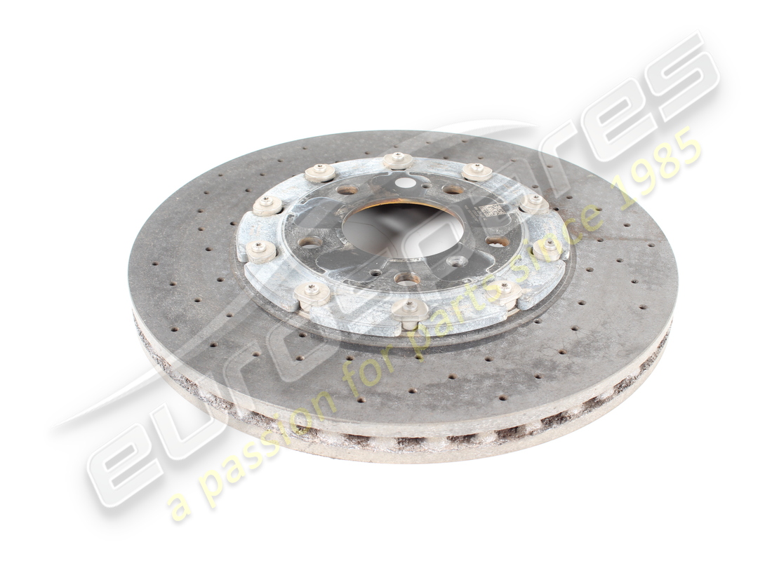 disco de freno cerámico usado lamborghini (ventilado), 370 x 30. número de pieza 4m0615601ac (2)