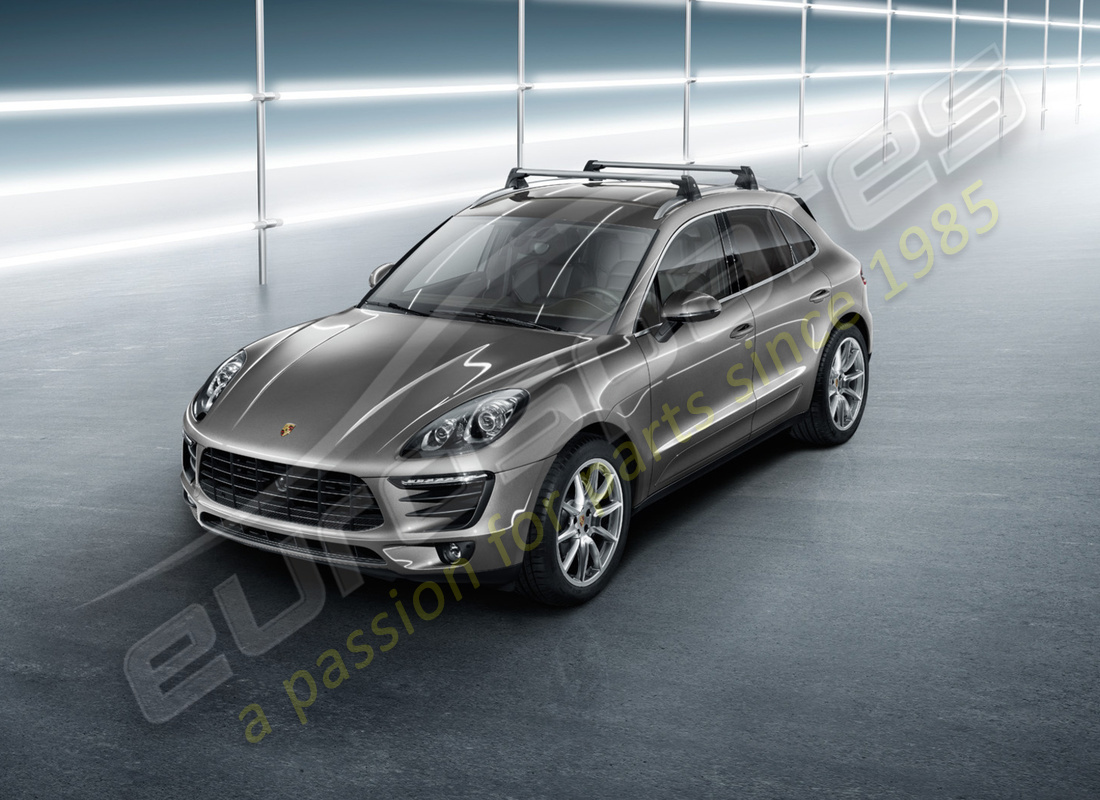 nuevo porsche soporte principal del sistema de transporte de techo. número de pieza 95b860019c (1)