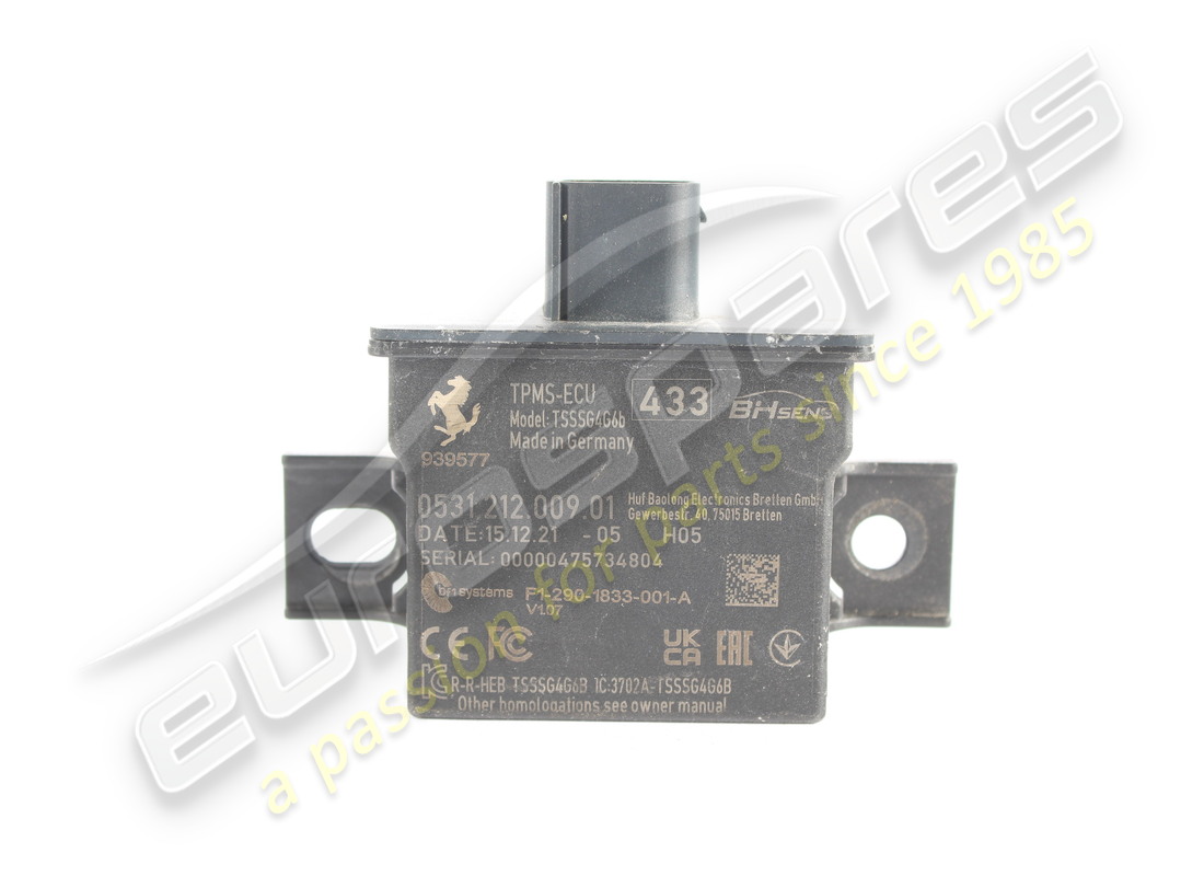 ECU/ANTENA TPMS USADA Ferrari GEN.5 4 . NÚMERO DE PIEZA 939577 (1)