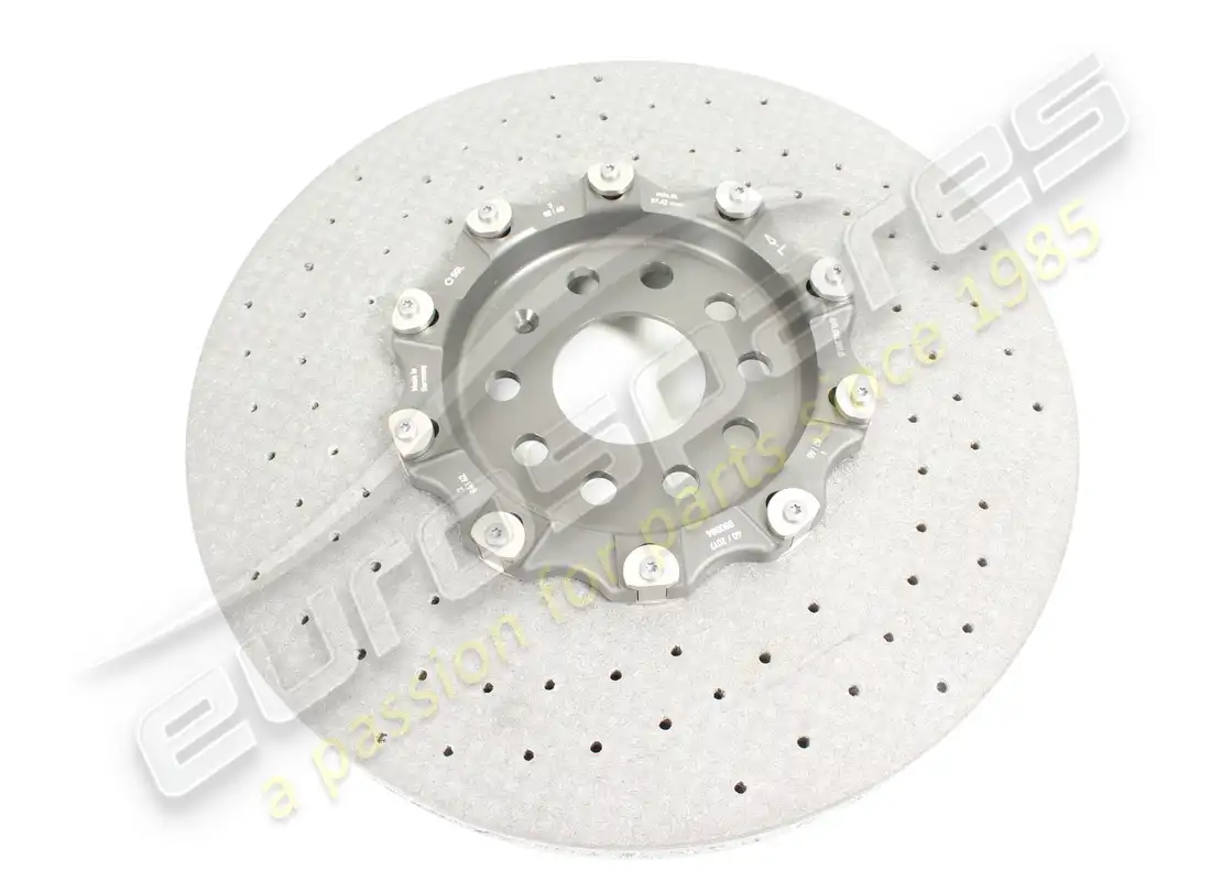 nuevo lamborghini disco de freno cerámico delantero izquierdo (ventilado). número de pieza 470615301g (1)