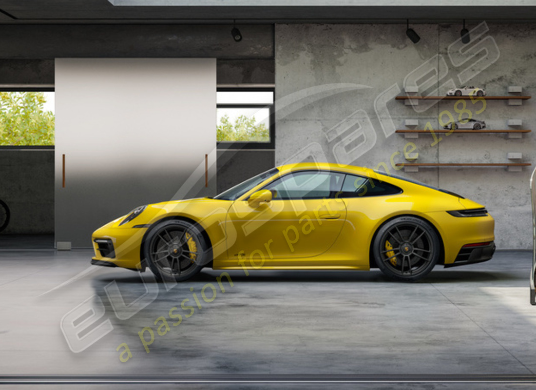 nuevo juego de ruedas y neumáticos de invierno turbo s porsche 20-/21-inch pintados en negro (satinado brillo). número de pieza 992044602ba (2)
