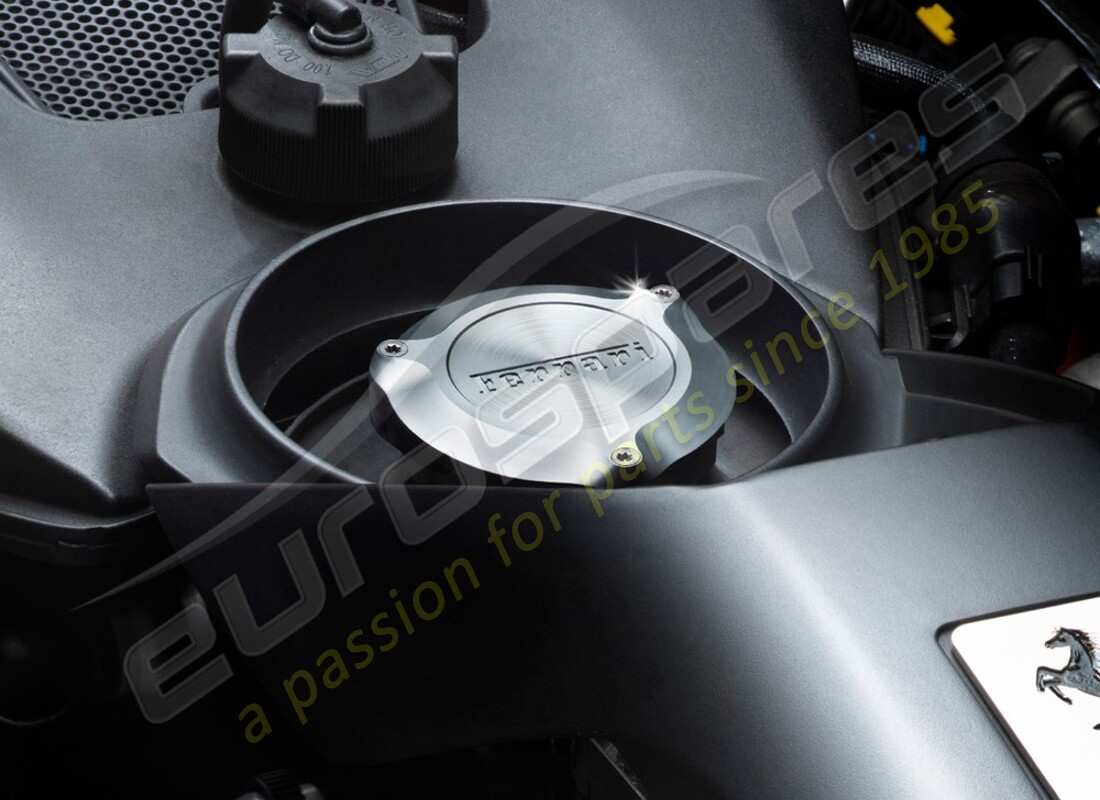 nueva tapa de aceite de motor de aluminio ferrari. número de pieza 70005171 (1)