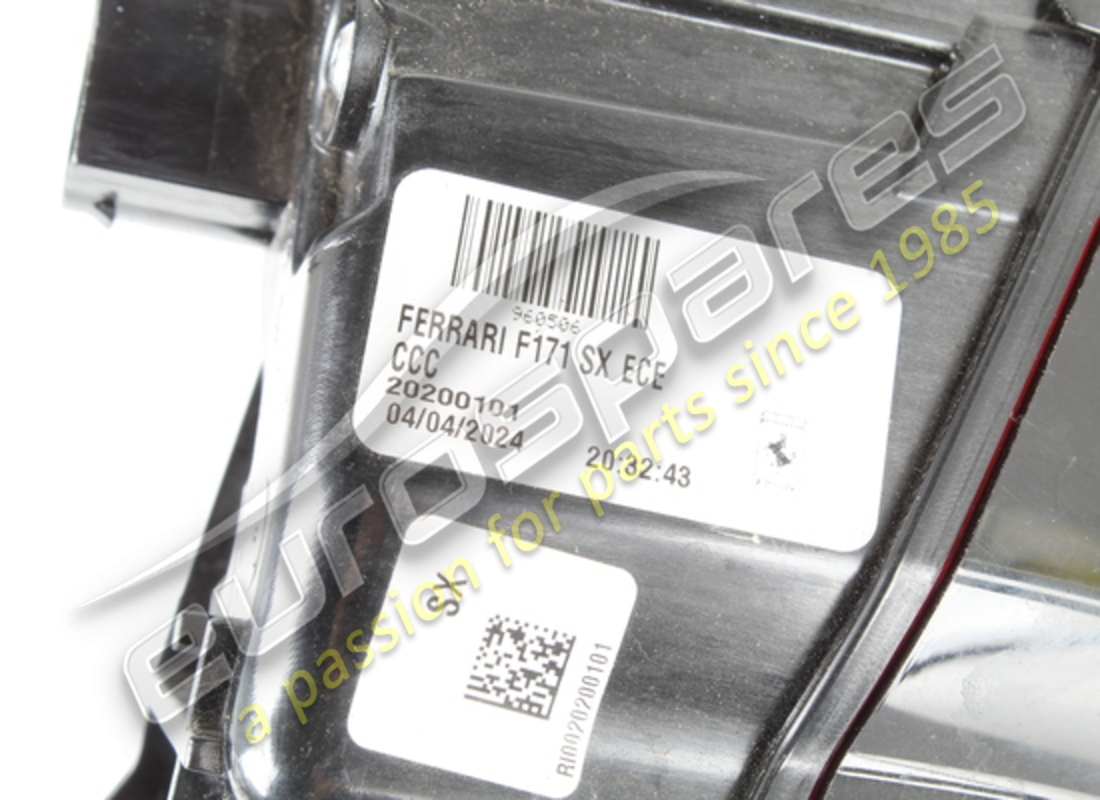 USADO FERRARI FANALE POSTERIORE SX. NÚMERO DE PARTE 960506 (4) usado ferrari fanale posteriore sx. número de parte 960506 (4)