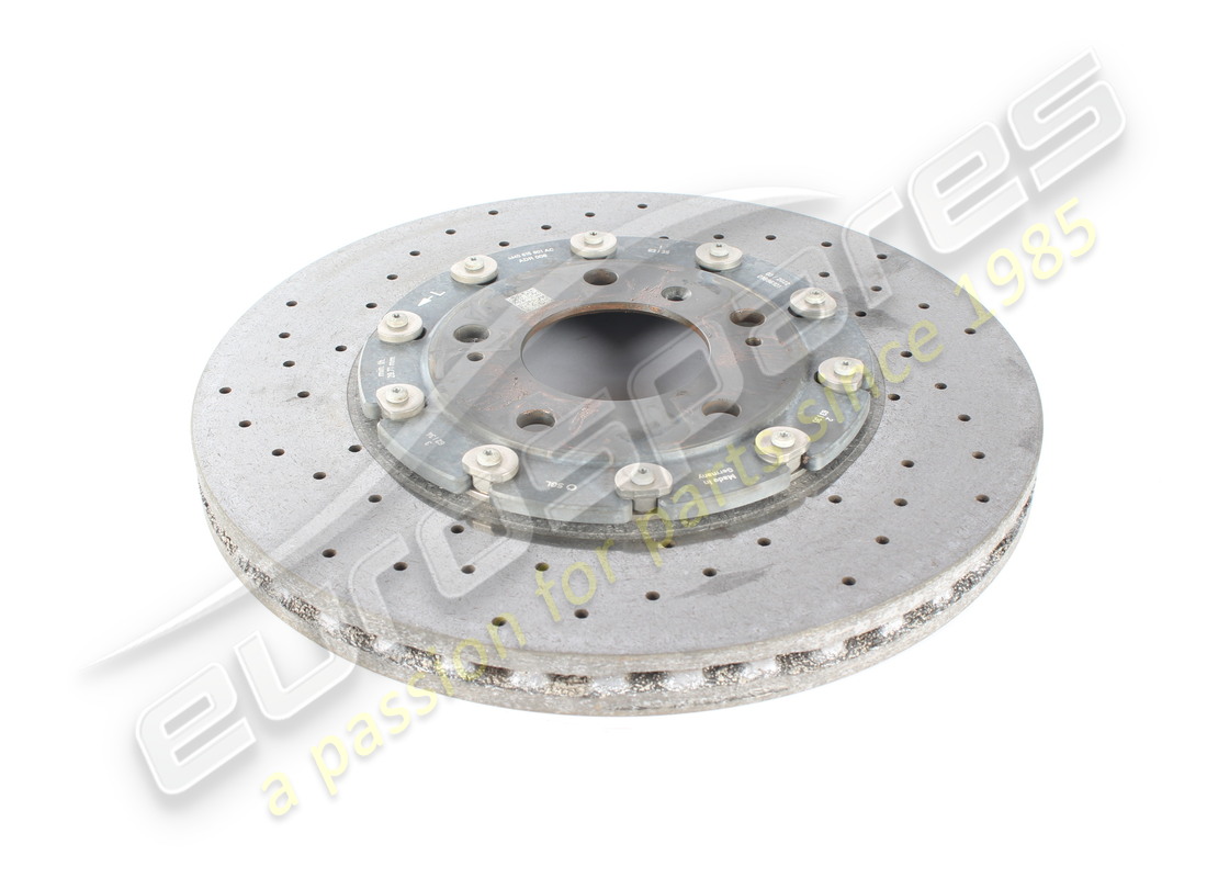 disco de freno cerámico usado lamborghini (ventilado), 370 x 30. número de pieza 4m0615601ac (2)