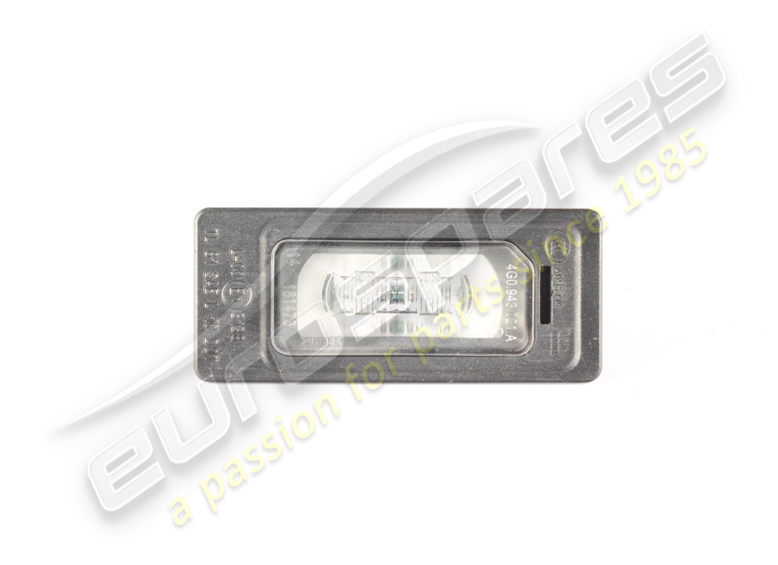 PLACA DE LICENCIA USADA Lamborghini. NÚMERO DE PIEZA 4G0943021A (1)