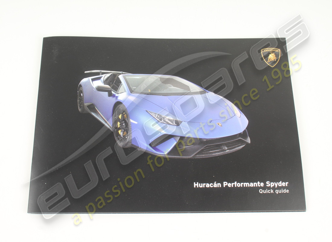 nuevo lamborghini manual del propietario guía rápida ing. número de pieza 4t7012720ge (1)