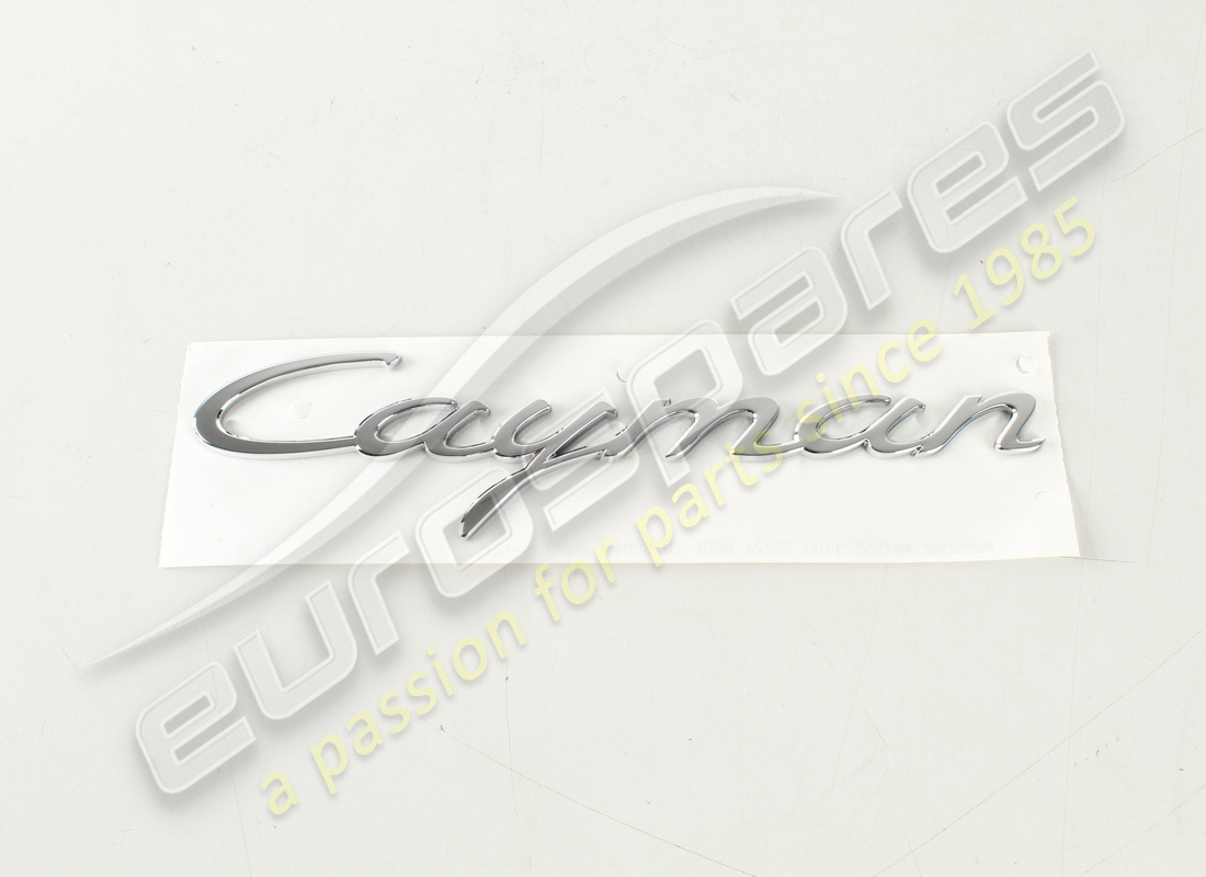 NUEVA INSCRIPCIÓN PORSCHE. NÚMERO DE PIEZA 98155923900 (1) nueva inscripción porsche. número de pieza 98155923900 (1)