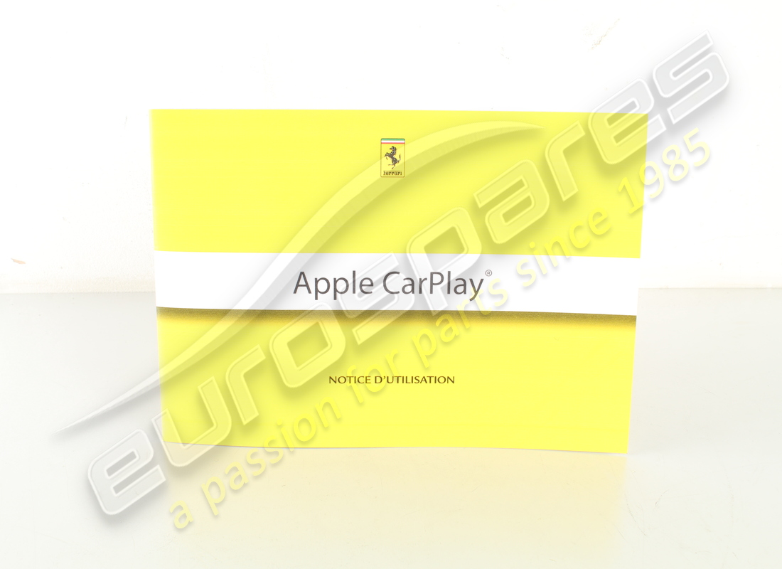NUEVO FOLLETO DE CARPLAY FERRARI. NÚMERO DE PIEZA 86933900 (1) nuevo folleto de carplay ferrari. número de pieza 86933900 (1)
