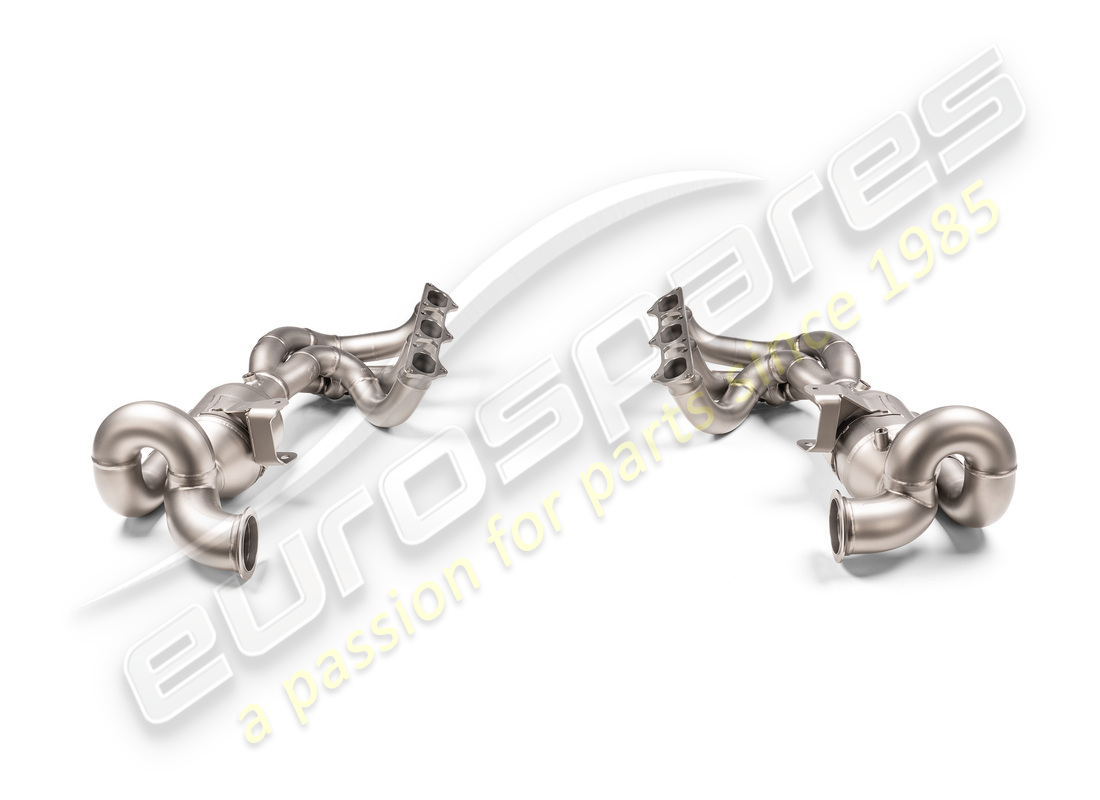 nuevo akrapovic porsche 911 gt3 / gt3 touring (992) | juego de colectores evolution (titanio). número de pieza epot7 (1)