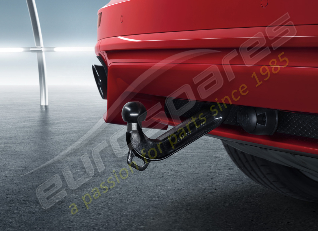 nuevo enganche de remolque extensible eléctrico porsche. número de pieza 95804480135 (2)