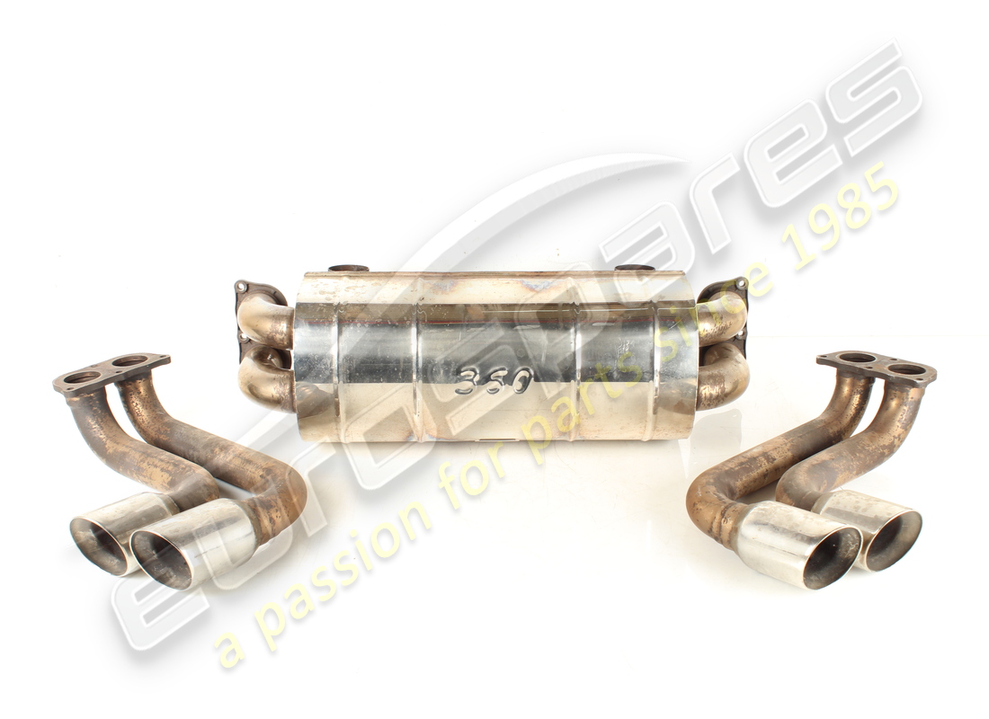 kit de escape spider usado tubi 360 sin válvula. número de pieza 01230011320 (1)