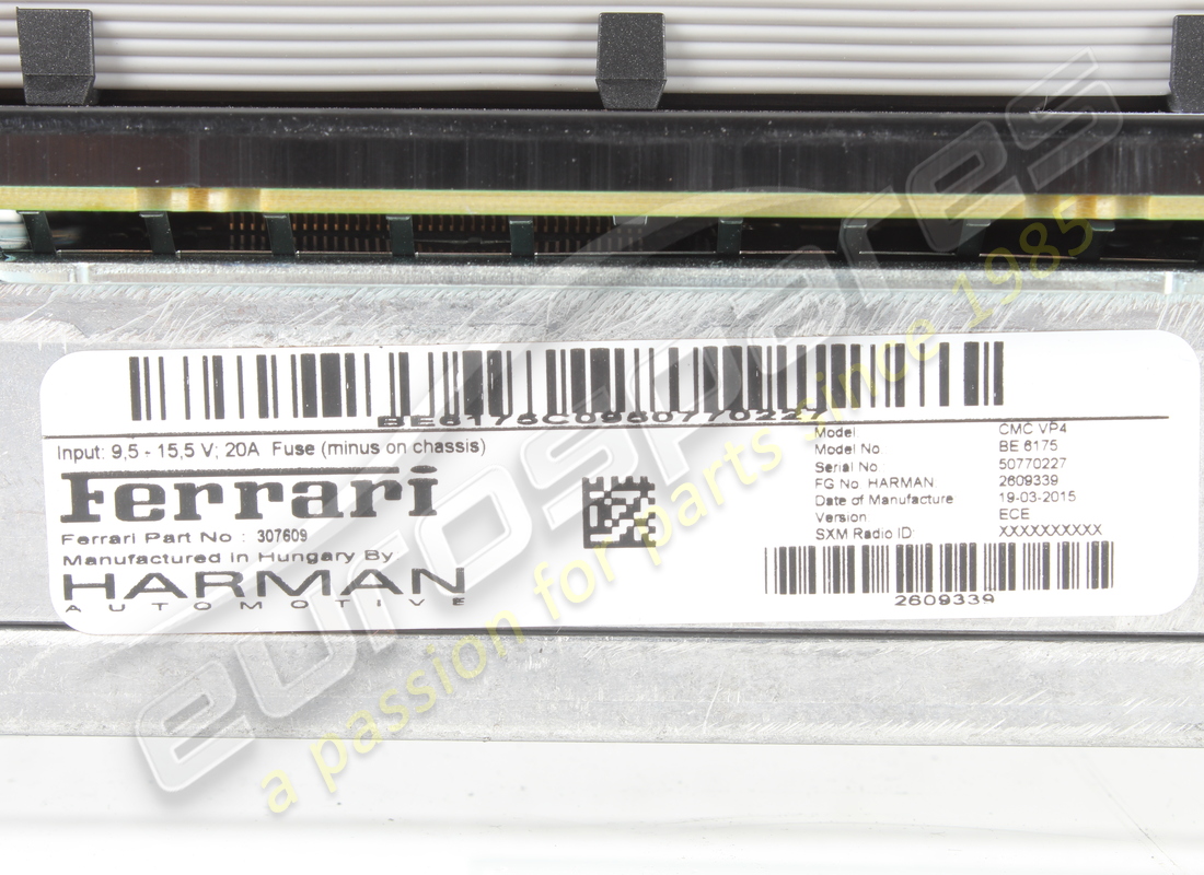 pantalla remota usada eurospares con panel y botones. número de pieza eap1568539 (9)