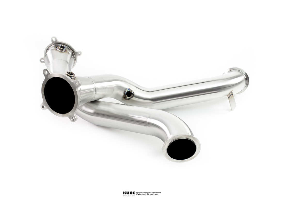 nuevo kline innovation mclaren 720s juego de tuberías decat cat - inconel. número de pieza klmc720sdecatcsinc (1)