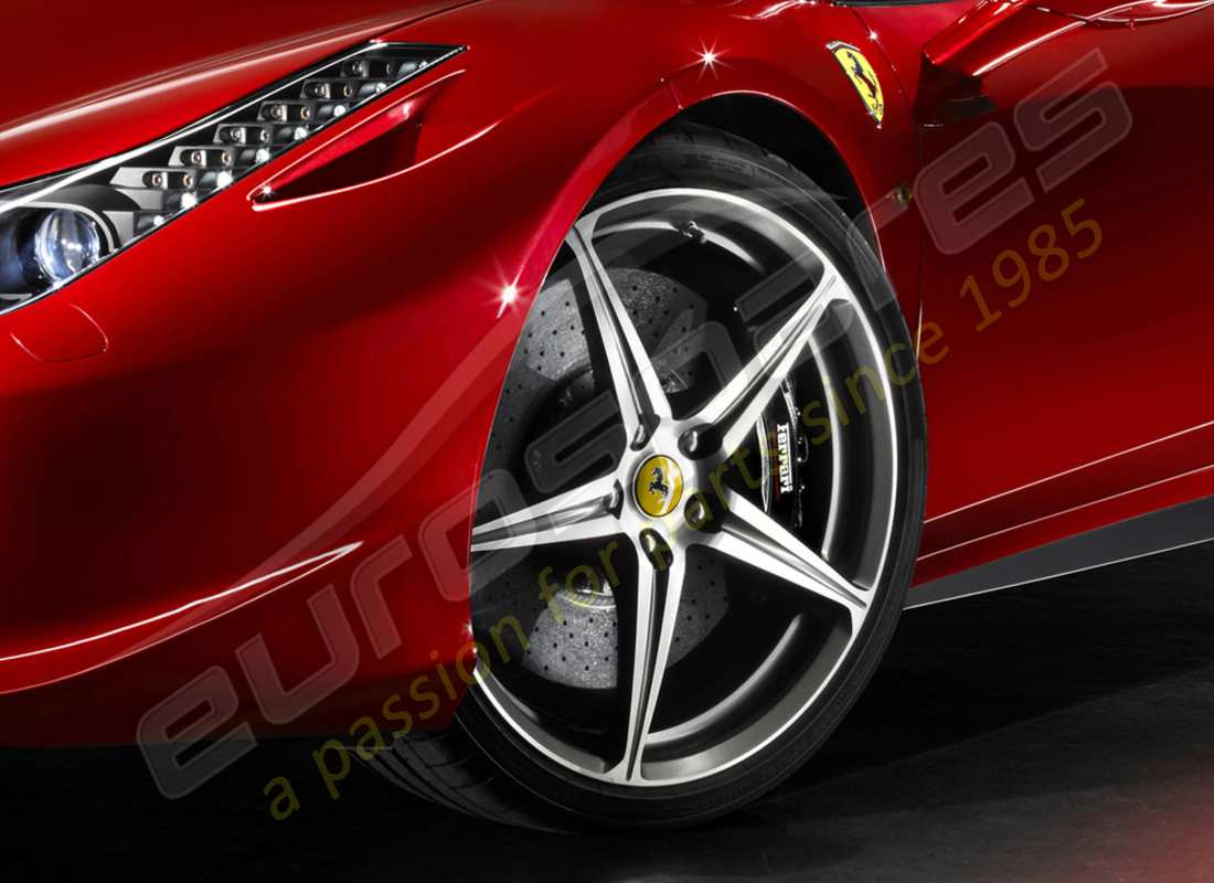 JUEGO DE RUEDAS NUEVO Ferrari (CORTADO DE DIAMANTE FORJADO) 20 PULGADA. NÚMERO DE PIEZA 70004981 (1)